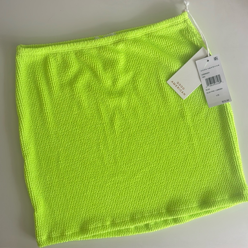 NWT- Good American Swimsuit Coverup Skirt